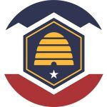 Utah flag circle