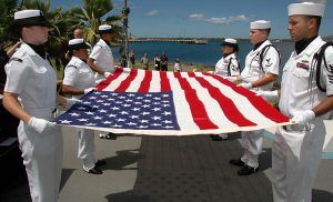flag folding ceremony