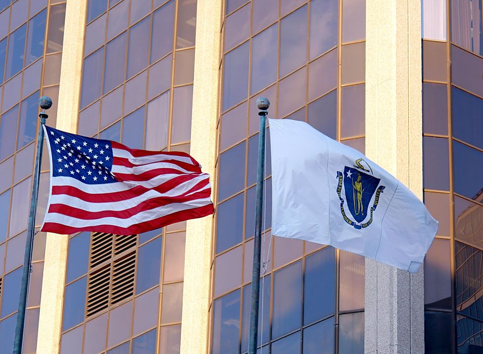 Massachusetts flag - Image 2